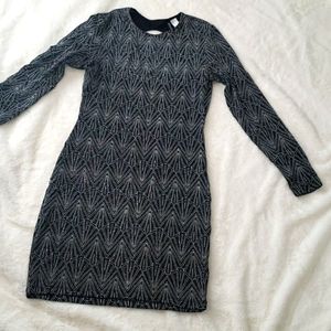 Sparkley black and silver dress